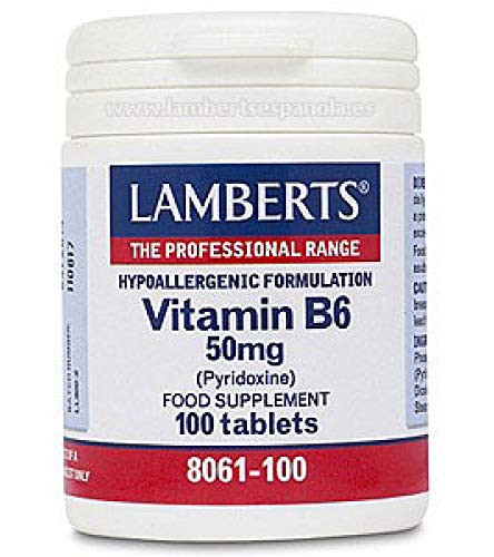 Lamberts Vitamina B6 50mg - Tabletas, 100 Unidad