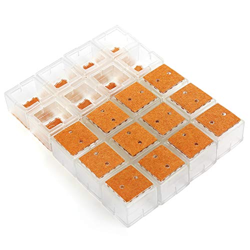 LEADSTAR Silla Pierna Caps, 20Pz Tabla de Muebles Fundas Protectores para sillas, Muebles-Punta Silla Antirayaduras- Almohadilla de Patas de Sillas para 30-35 mm - Transparent