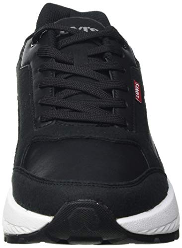 LEVI'S 232804-618-59_42, Zapatillas Hombre, Negro, EU