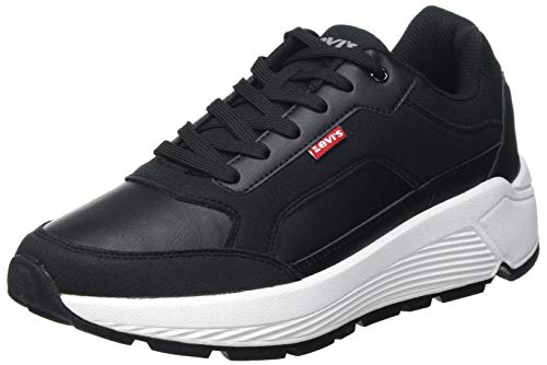 LEVI'S 232804-618-59_42, Zapatillas Hombre, Negro, EU