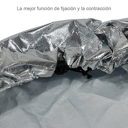 Lictin 113 x 110cm Cubierta Universal para Silla de Coche 100% de Material Ecologico de Aluminio Cubierta de Polvo Calor Protector Solar UV Altamente Reflectante