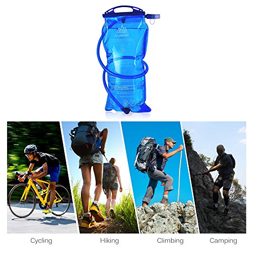 Lixada 5L Vejiga de Agua Mochila, Mochila Hidratación, Running Mochila, Impermeable y Transpirable, para Camping, Marathoner, Correr, Caminar, Escalada, Actividades al Aire Libre (Verde Menta+1500ML)