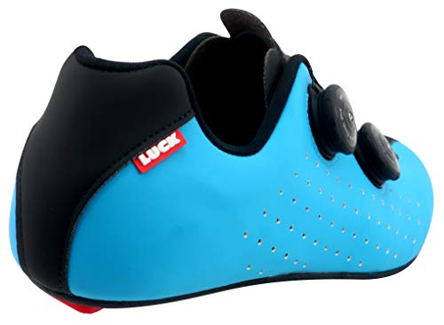 LUCK Eris, Zapatillas de Ciclismo de Carretera Unisex Adulto, Azul, 45 EU