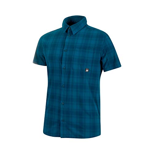 Mammut Camiseta de Manga Corta Trovat Trail para Hombre, Hombre, Camisa de Manga Corta, 1015-00071, Azul Oscuro, S