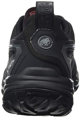 Mammut Saentis Low GTX, Zapatillas para Carreras de montaña Mujer, Black-Phantom, 36 EU