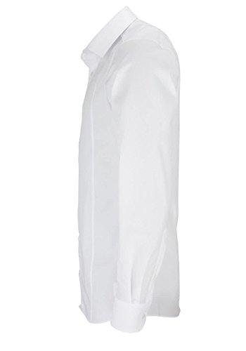 Marvelis 6798.64.00 Body Fit - Camisa con costura de división Blanco 42