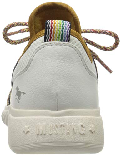 Mustang 1315-308-1, Zapatillas Mujer, Blanco (Weiß 1), 36 EU