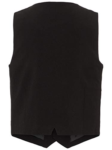 NAME IT Nkmingemann Waistcoat Noos Chaleco, Negro (Black Black), 125 (Talla del Fabricante: 110) para Niños