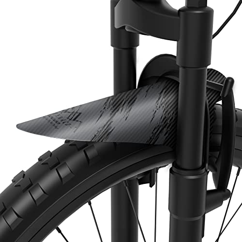 NICEDACK Guardabarros MTB, Guardabarros Bicicleta Montaña, MTB Mudguard Delantero y Trasero Compatible se Adapta a 26" 650B 27,5" 29 Pulgadas de Bici y Bicicleta Fat Mud Guard (Gris)