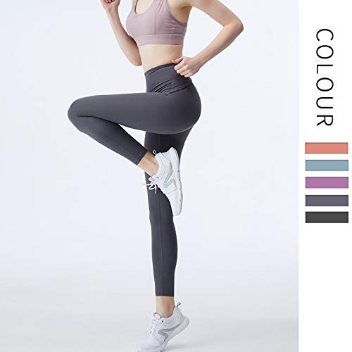 Nileco Pantalones De Fitness Gimnasio,Control De Abdomen Leggings De Cintura Alta,Mujeres Culo Levantando Leggings,Pantalones De Yoga Cruzados-Azul M