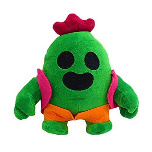 NMFX Muñeca de peluche infantil de 20 cm, diseño de cactus, color verde