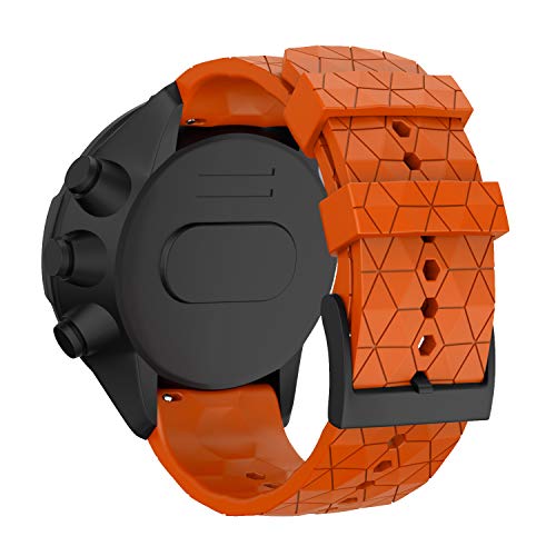 NotoCity Compatible con Correa Suunto 9 Spartan/Titanium/Smart Watch GPS/Suunto Spartan Sport Wrist HR (Naranja)