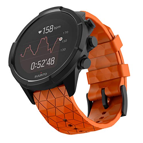 NotoCity Compatible con Correa Suunto 9 Spartan/Titanium/Smart Watch GPS/Suunto Spartan Sport Wrist HR (Naranja)