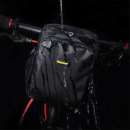 OYHN Bolsa de Manillar de Bicicleta de 4 l Bolsa de Bicicleta portátil Impermeable de Gran Capacidad Bolsa de Bicicleta de Nylon Bolsa de Bicicleta Bicicleta de Bicicleta Bicicleta