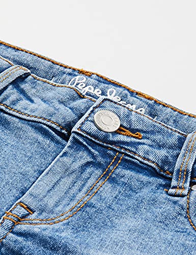 Pepe Jeans Foxtail Short Pantalones Cortos, 000denim, 18 para Niñas