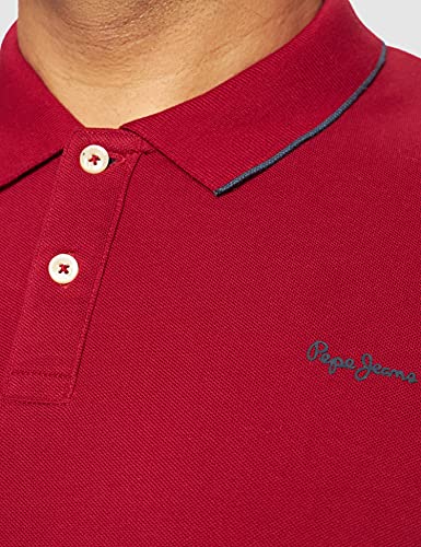 Pepe Jeans Lucas Polo, Multicolor (287currant), Small para Hombre