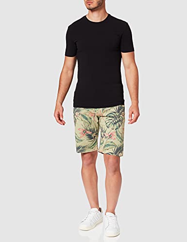 Pepe Jeans MC Queen Short Tropic Pantalones Cortos, 701palm Green, 40 para Hombre