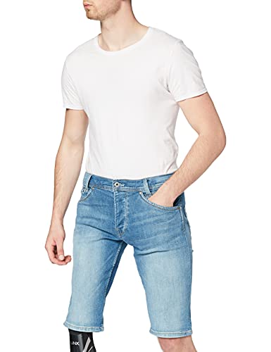 Pepe Jeans Spike Short Pantalones Cortos, 000DENIM, 36 para Hombre