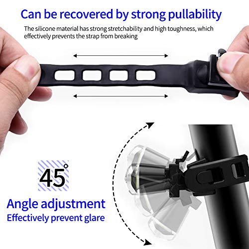 Phiraggit Luz Trasera LED de batería, luz Trasera de Bicicleta, Luces de Bicicleta, luz Trasera de Bicicleta