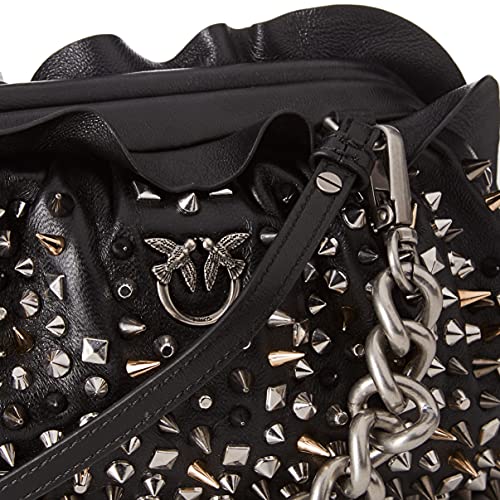 Pinko, Mini Chain Clutch Framed 2 CL mujer, Z99_negro Limusine, U