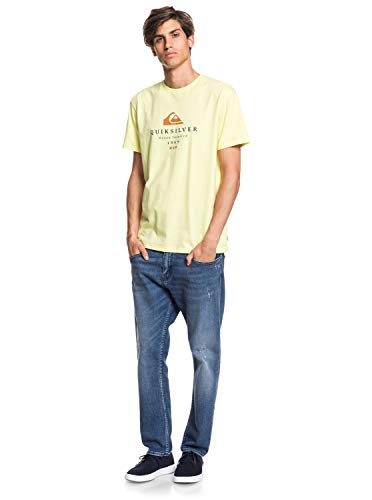 Quiksilver First Fire tee M Camiseta, Hombre, Amarillo (Charlock), S