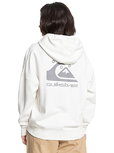 Quiksilver - Sudadera de Tejido orgánico con Corte Amplio y Capucha - Mujer