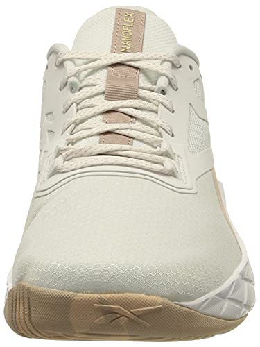 Reebok NANOFLEX TR, Zapatillas Deportivas Mujer, FTWR White/Soft Ecru/Rose Gold, 37.5 EU