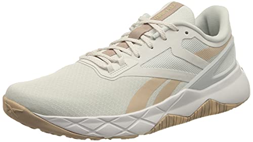 Reebok NANOFLEX TR, Zapatillas Deportivas Mujer, FTWR White/Soft Ecru/Rose Gold, 37.5 EU