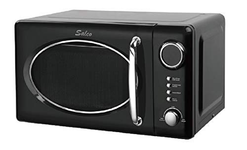 Salco Retro SRM-20.2G Microondas, 700 W, 20 litros, Negro