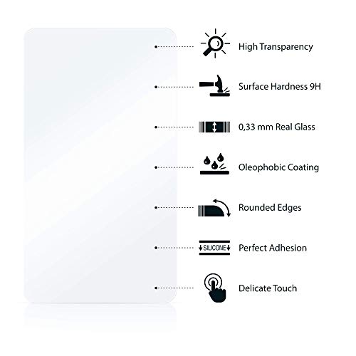 savvies Protector Cristal Templado Compatible con Garmin Fenix 6 Pro Solar (3 Unidades) Protector Pantalla Vidrio, Protección 9H, Pelicula