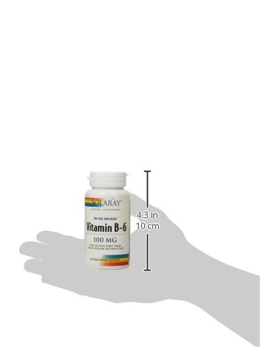 Solaray Vitamin B-6 100mg | 60 VegCaps