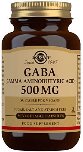 Solgar Gaba 500 Mg, 50 Cápsulas, color Multicolor, One size, 100 ml