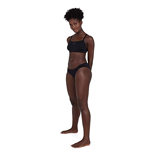 Speedo Essential Endurance+ Thinstrap 2 Piece Bikini, Mujer, Black, 28 (UK 6)