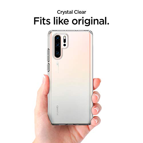 Spigen, Funda Compatible con Huawei P30 Pro 2019 [Liquid Crystal] Protección Delgada de Gel Silicona y claridad Premium de TPU [Compatible con Carga Inalámbrica] para Huawei P30 Pro (2019)