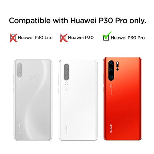 Spigen, Funda Compatible con Huawei P30 Pro 2019 [Slim Armor] con Kick Stand y Protección híbrida contra caídas para Huawei P30 Pro 2019 [Gunmetal]