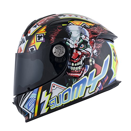 SUOMY SR Sport - Casco para Moto Integral, Multicolor (Gamble Top Player), XL