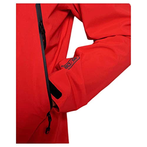 Superdry Hydrotech Ultimate Waterproof Chaqueta, High Risk Red, M para Hombre