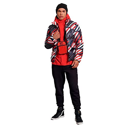 Superdry Hydrotech Ultimate Waterproof Chaqueta, High Risk Red, M para Hombre