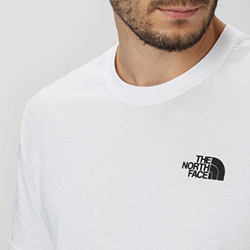 The North Face S/S tee Camiseta Red Box, Hombre, TNF White, XXL