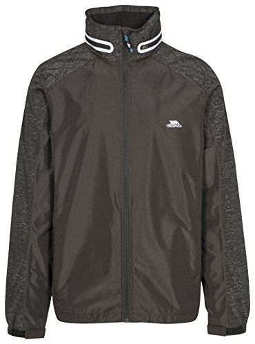 Trespass Prominent Waterproof Cycling Chaqueta con Capucha Oculta, Hombre, Impresión Reflectante, XL