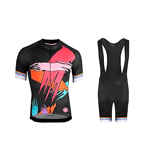 UGLY FROG Traje Ciclismo Hombre, Maillot Ciclismo y Culotte Ciclismo con 5D Gel Pad para Verano Deportes al Aire Libre Ciclo Bicicleta