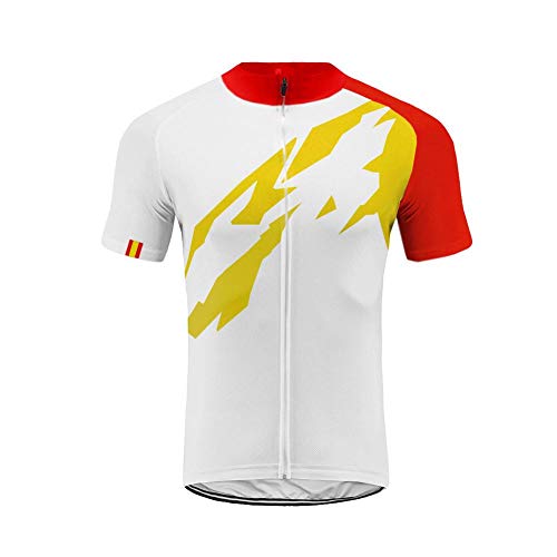 UGLY FROG Verano Hombre Cycling Jersey Maillot Ciclismo Mangas Cortas Camiseta de Ciclistas Ropa Ciclismo Selección Española GQX07