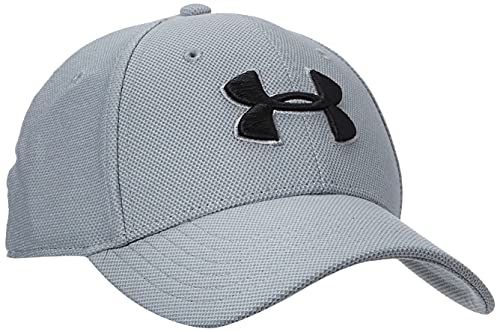 Under Armour UA Men's Heathered Blitzing 3.0, Gorra hombre, Gris (Steel / Steel / Black) , M/L