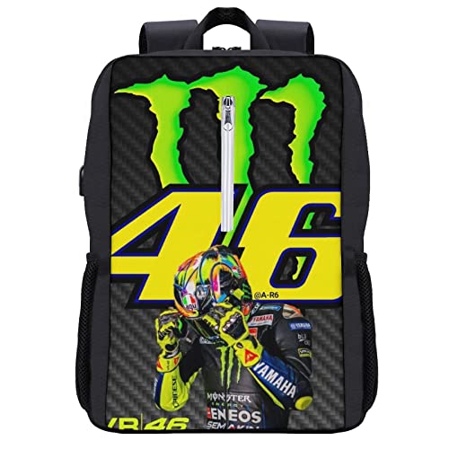 Valentino Rossi - Mochila para ordenador portátil de 15.7 pulgadas