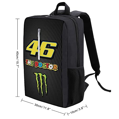 Valentino Rossi - Mochila para ordenador portátil de 15.7 pulgadas