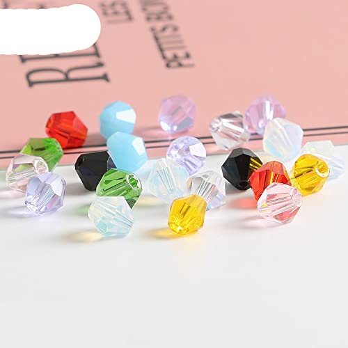 Venta al por mayor de 3mm 135 Uds., Cuentas puntiagudas facetadas, cuentas de cristal para hacer joyas, manualidades DIY, accesorios para coser ropa-65