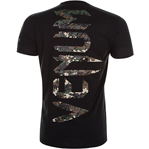 Venum Giant Camiseta, Hombre, Negro/Camuflaje, M