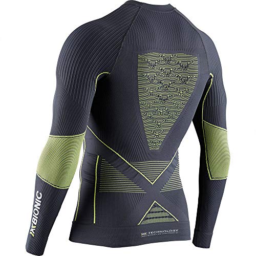 X-Bionic Camiseta Ml C/Redondo Energy Accumulator 4.0 Hombre Gris