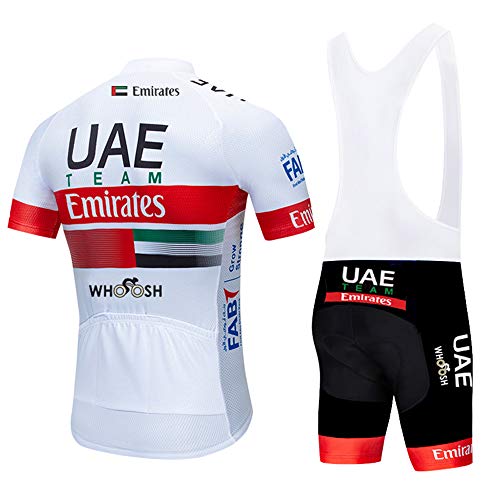 ZDFLC Traje de Ciclismo para Hombre de Equipos. Culotte y Maillot. con 3D Gel Pad. para MTB, Spinning, Bicicleta de Carretera