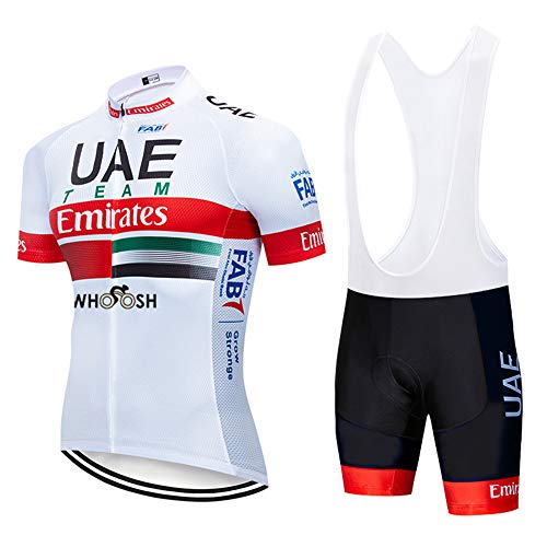 ZDFLC Traje de Ciclismo para Hombre de Equipos. Culotte y Maillot. con 3D Gel Pad. para MTB, Spinning, Bicicleta de Carretera